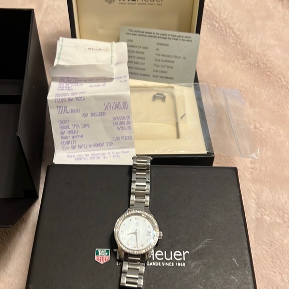 * sold *Tag Heuer diamond watch - Picture 2 of 11